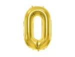 Balon foliowy Cyfra ''0'' 72cm jasny złoty