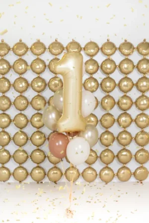 Balon foliowy Cyfra '1' 86cm złoty