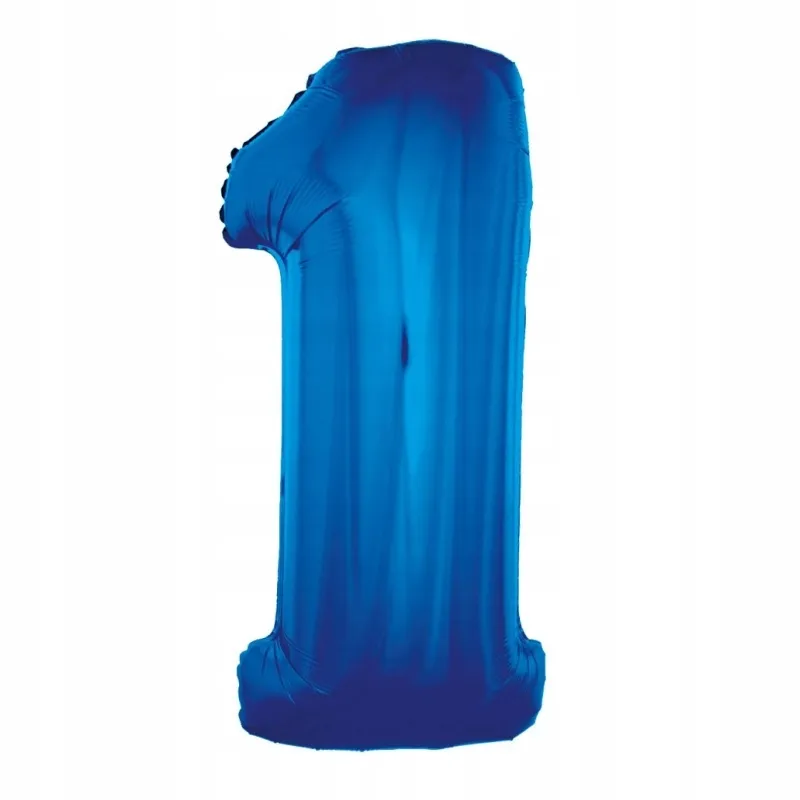 Balon foliowy Cyfra ''1'' 92 cm niebieski