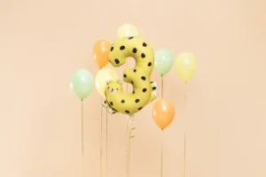 Balon foliowy Cyfra 3 Gepard 72.5x109cm