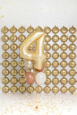 Balon foliowy Cyfra '4' 86cm złoty