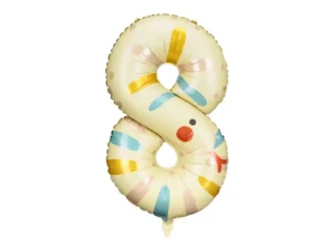 Balon foliowy Cyfra 8 Wąż 55x88 cm