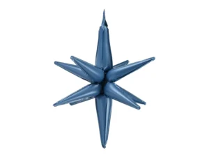 Balon foliowy Gwiazda 3D 105cm granat