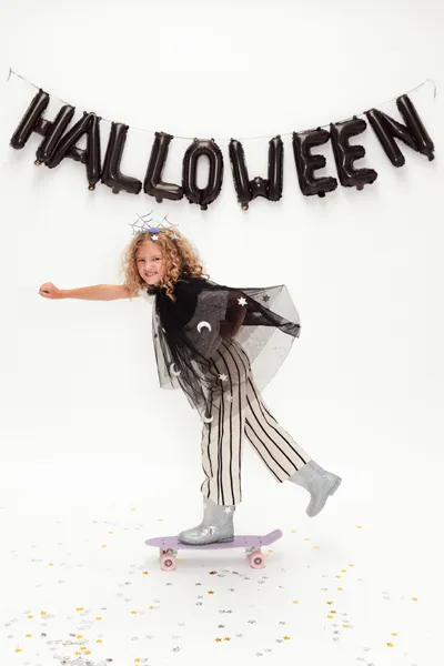 Balon foliowy Halloween, 280x46 cm czarny
