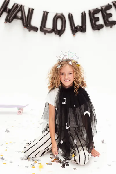 Balon foliowy Halloween, 280x46cm czarny