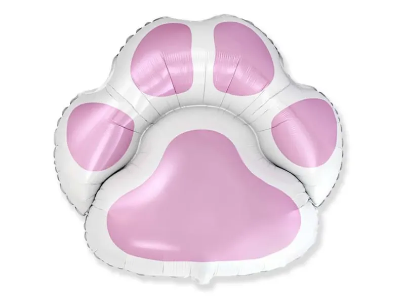 Balon foliowy Łapka różowa 79 cm