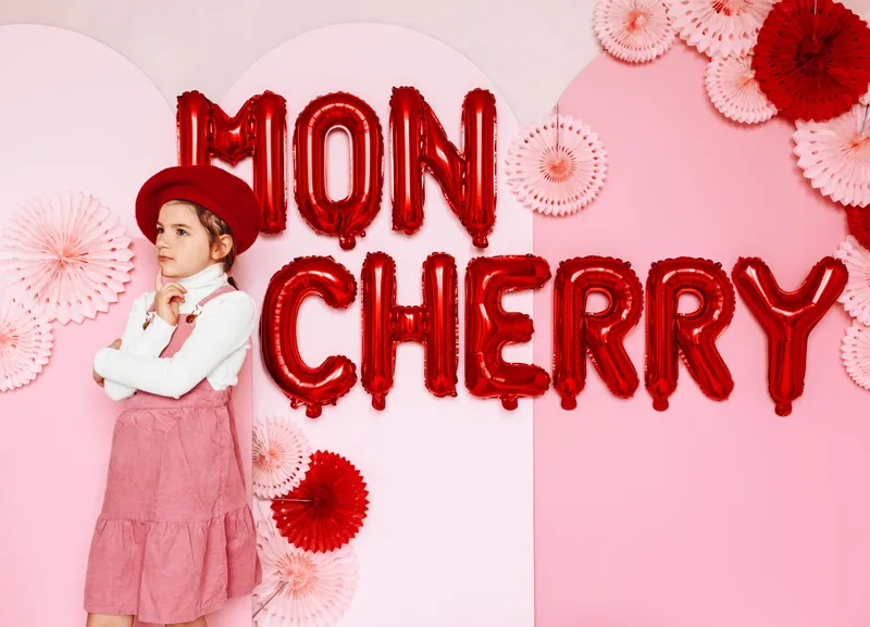 Balon foliowy Litera ''H'' 35cm czerwony