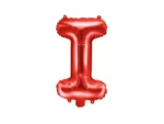 Balon foliowy Litera ''I'' 35 cm czerwony