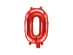 Balon foliowy Litera ''O'' 35 cm czerwony
