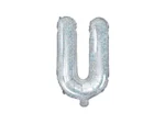 Balon foliowy Litera ''U'' 35cm holograficzny