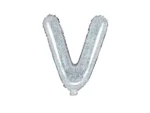 Balon foliowy Litera ''V'' 35cm holograficzny