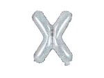 Balon foliowy Litera ''X'' 35cm holograficzny