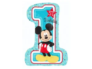 Balon foliowy Mickey Mouse 1st Birthday 92 cm