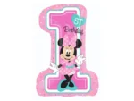 Balon foliowy Minnie Mouse 1st Birthday 92 cm
