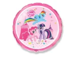 Balon foliowy My little Pony okrągły 48 cm różowy