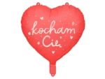 Balon foliowy Serce Kocham Cię 45 cm