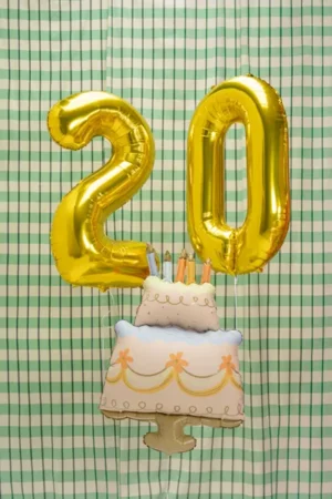 Balon foliowy Tort 62x104 cm