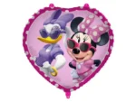 Balon foliowy serce Minnie 45 cm