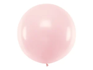 Balon okrągły 1 m Pastel Pale Pink