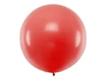 Balon okrągły 1 m Pastel Red