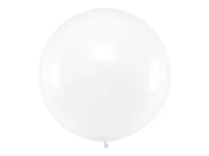 Balon okrągły 1m Pastel Clear