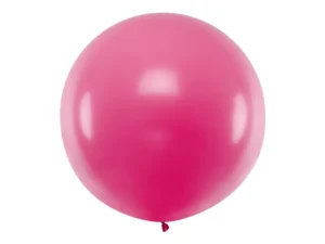 Balon okrągły 1m Pastel Fuchsia