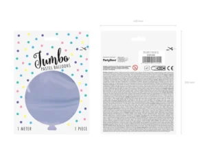 Balon okrągły 1 m Pastel Light Lilac