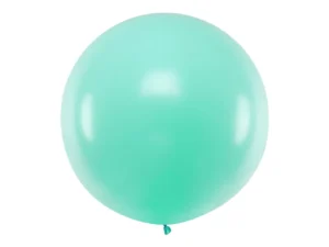 Balon okrągły 1m Pastel Light Mint