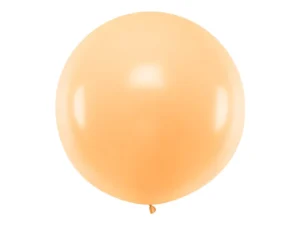 Balon okrągły 1m Pastel Light Peach