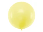Balon okrągły 1m Pastel Light Yellow