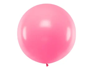 Balon okrągły 1m Pastel Pink