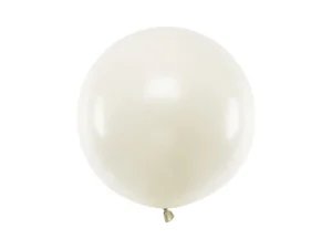 Balon okrągły 60 cm Pastel Light Cream