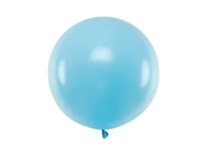 Balon okrągły 60cm Pastel Light Blue