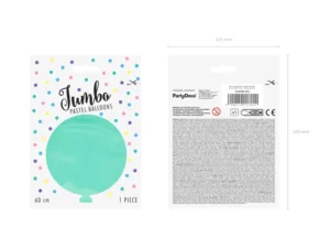 Balon okrągły 60cm Pastel Light Mint