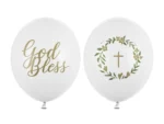 Balony 30 cm God Bless Pastel Pure White