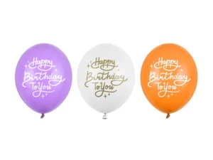 Balony 30 cm Happy Birthday To You mix