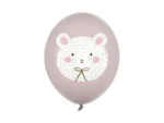 Balony 30 cm Miś polarny Pastel Warm Grey