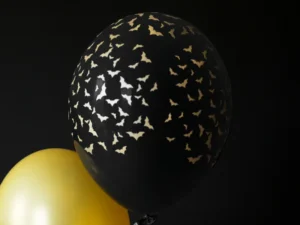 Balony 30cm Nietoperze Pastel Black
