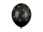 Balony 30 cm Gwiazdki Pastel Black