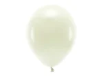 Balony Eco pastelowe krem