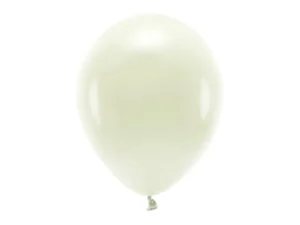 Balony Eco pastelowe krem