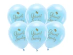 Balony Eco 33 cm Chrzest Święty błękit