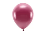 Balony Eco metalizowane bordo