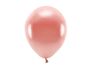 Balony Eco metalizowane różowe złoto