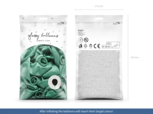 Balony Glossy 30 cm butelkowa zieleń