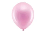 Balony Rainbow 30cm metalizowane różowy