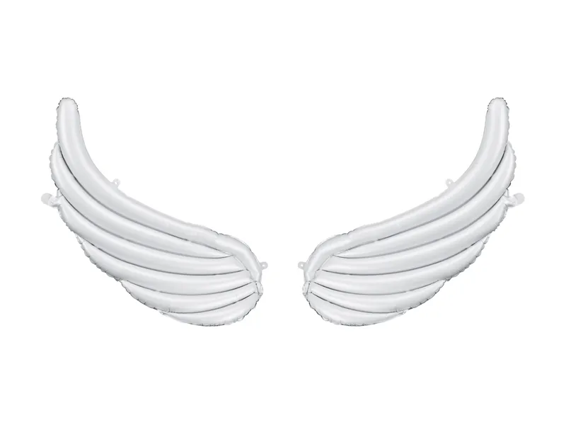 Balony foliowe do girland Skrzydła 104 x 60 cm białe