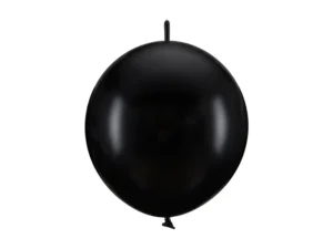 Balony z łącznikiem 28cm Pastel Black