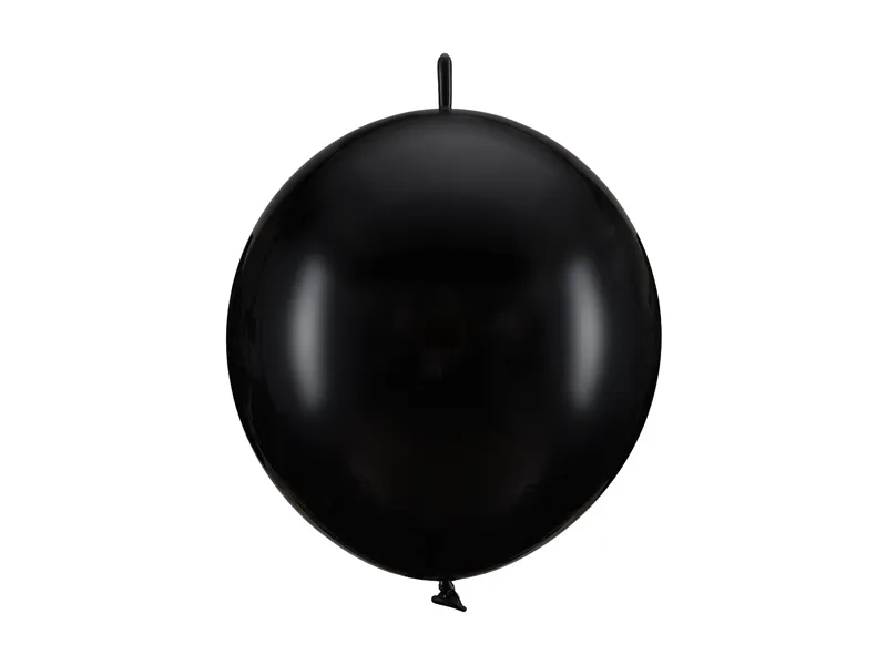 Balony z łącznikiem 28cm Pastel Black