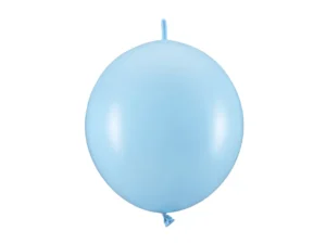 Balony z łącznikiem 28 cm Pastel Baby Blue